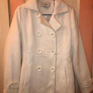 White Peacoat by Forever 21